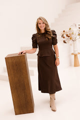Bovary skirt dark brown NN