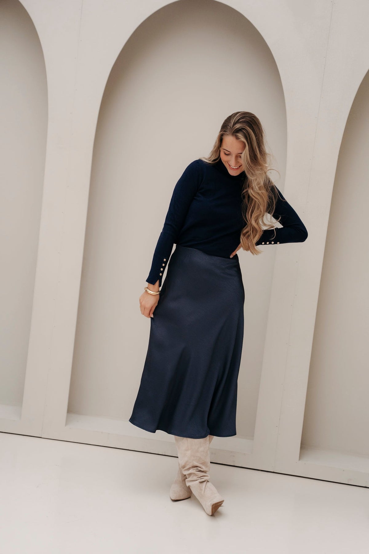 Bovary Skirt Midnight Blue - Bij Keesje - Neo Noir - Rok