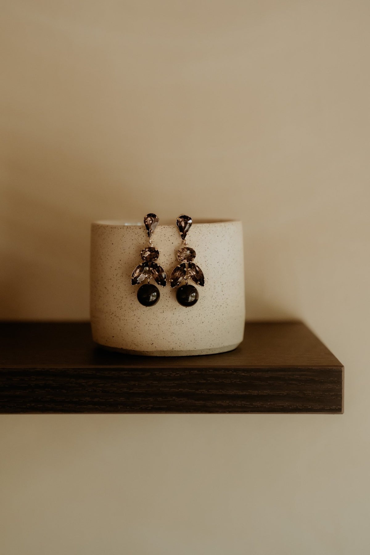 BOW19 Aria Earrings Brown - Bij Keesje - BOW19 - Oorbellen