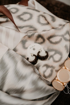 BOW19 Earring Noella brown - Bij Keesje - BOW19 - 