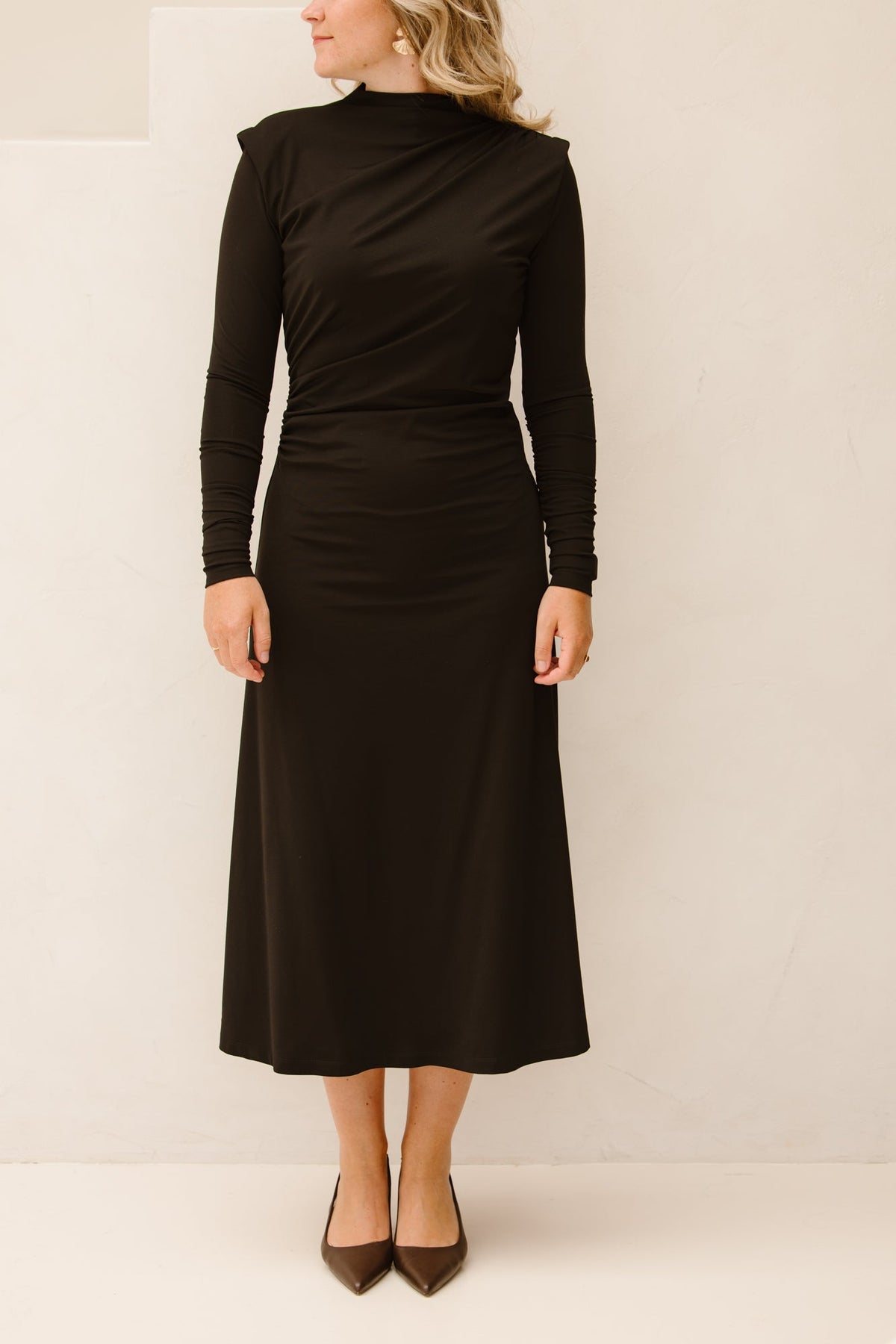 Britt dress detail black - Bij Keesje - Maere