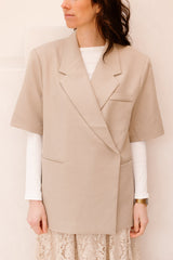 Carofien blazer taupe