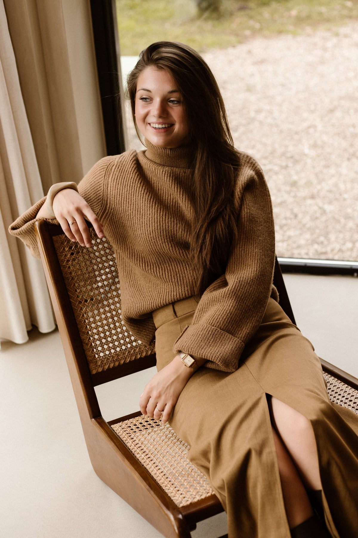Claire Coltrui Camel - Bij Keesje - Bij Keesje The Label - Trui