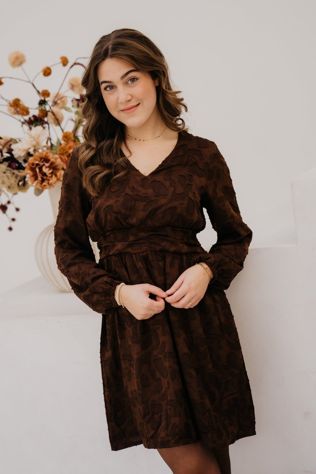 Cristel dress brown - Bij Keesje - Bij Keesje - Jurk