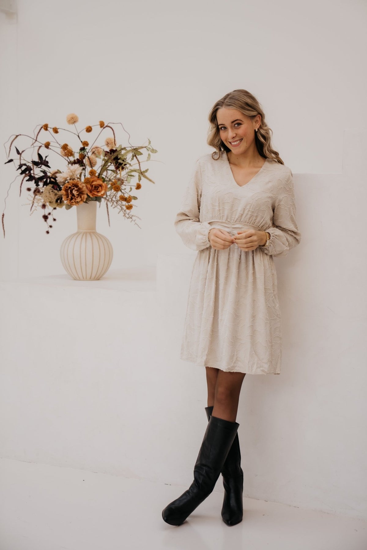Cristel dress off white - Bij Keesje - Bij Keesje - Jurk