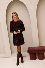 Dimphey Dress Dark Cherry