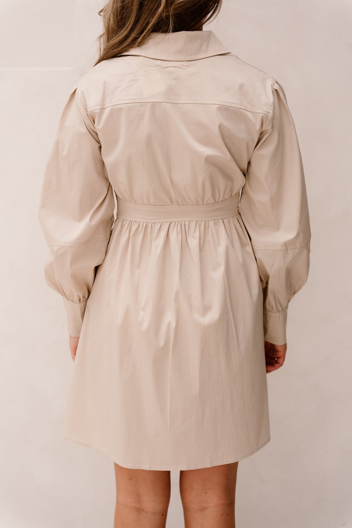 Dirkje dress beige - Bij Keesje - Bij Keesje - Jurk