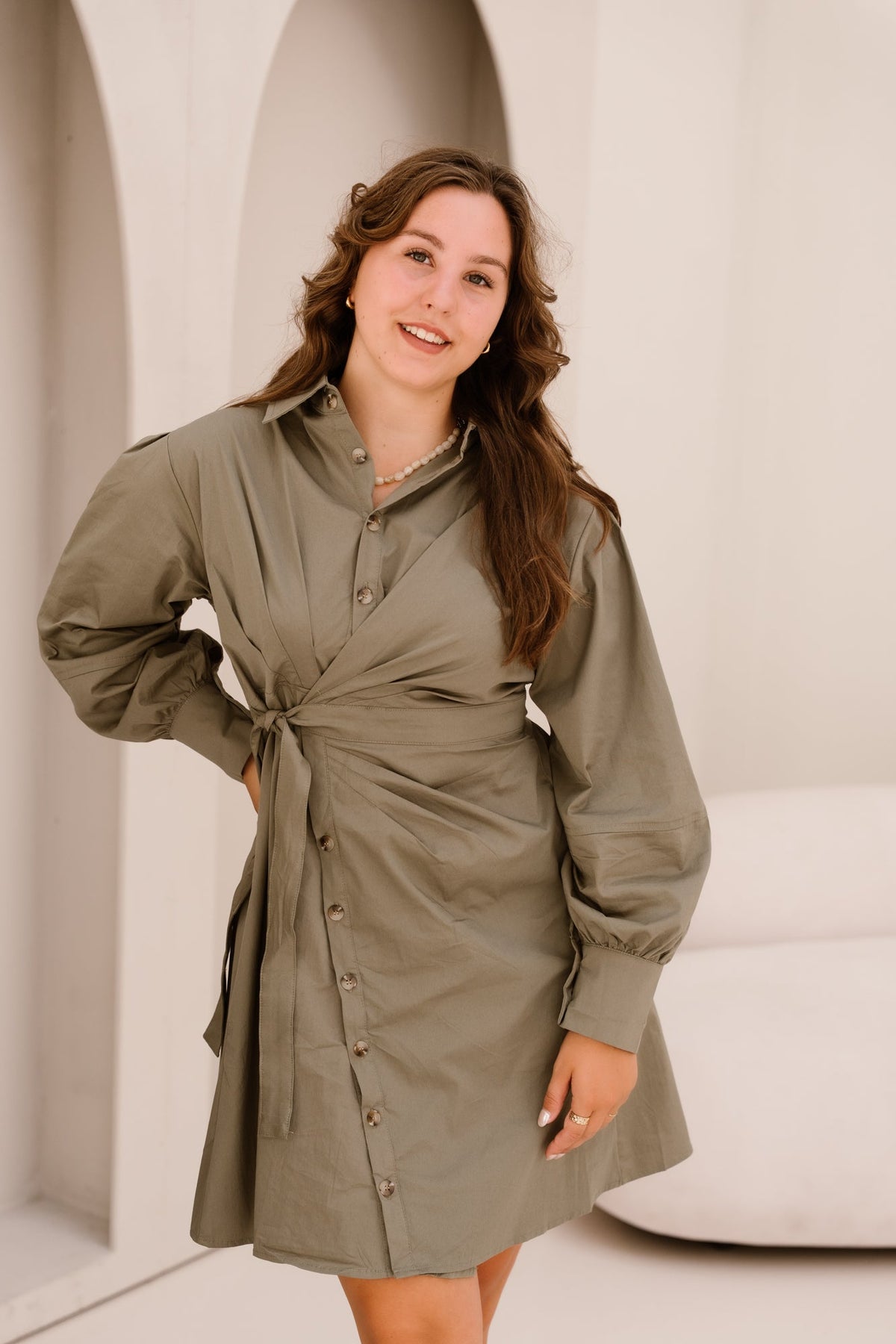 Dirkje dress green - Bij Keesje - Bij Keesje - Jurk