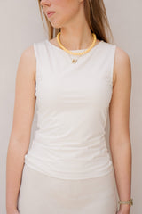 Ditty Jersey Top White