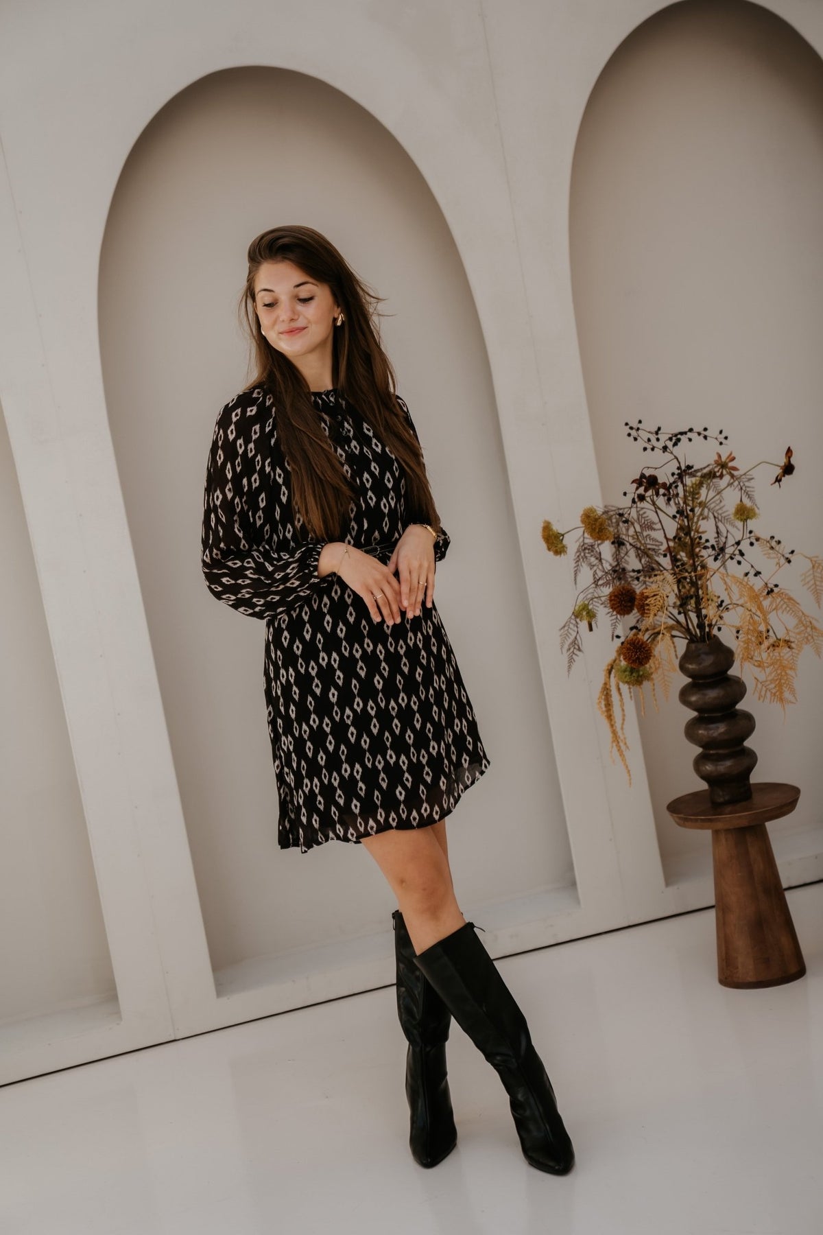 Dress Little Diamond Print 14514 - Bij Keesje - Esqualo - Jurk