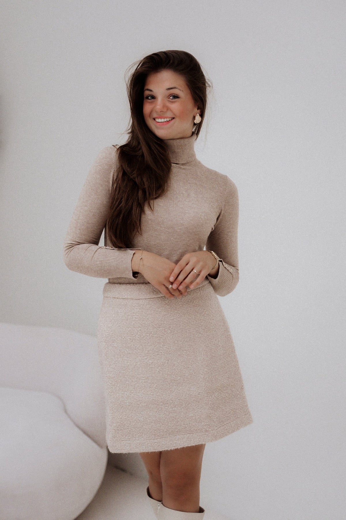 Eliana Col Taupe - Bij Keesje - Bij Keesje - Trui