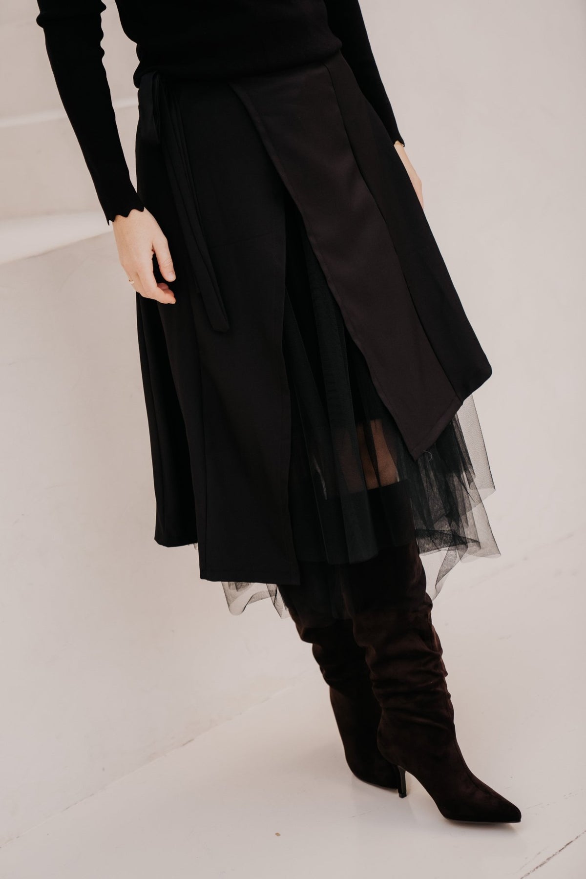 Elianne lace skirt black - Bij Keesje - Bij Keesje - Rok