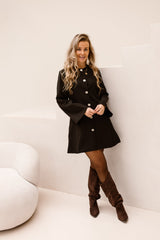 Erika blazer dress black