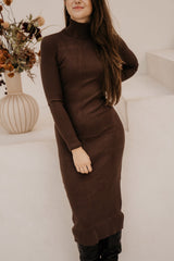 Esmee bodycon dress brown