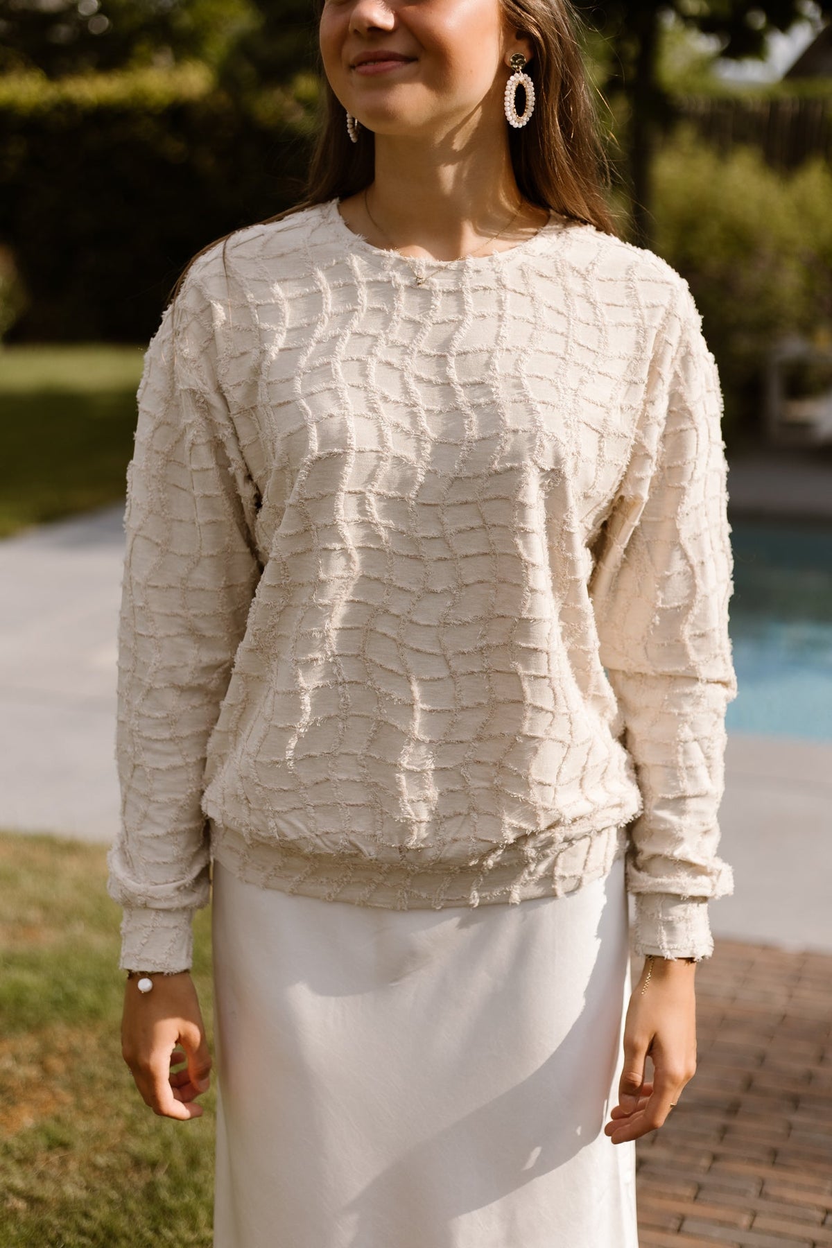 Etain Top Sand - Bij Keesje - G-maxx - Top