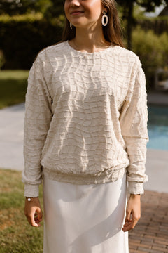 Etain Top Sand - Bij Keesje - G-maxx - Top