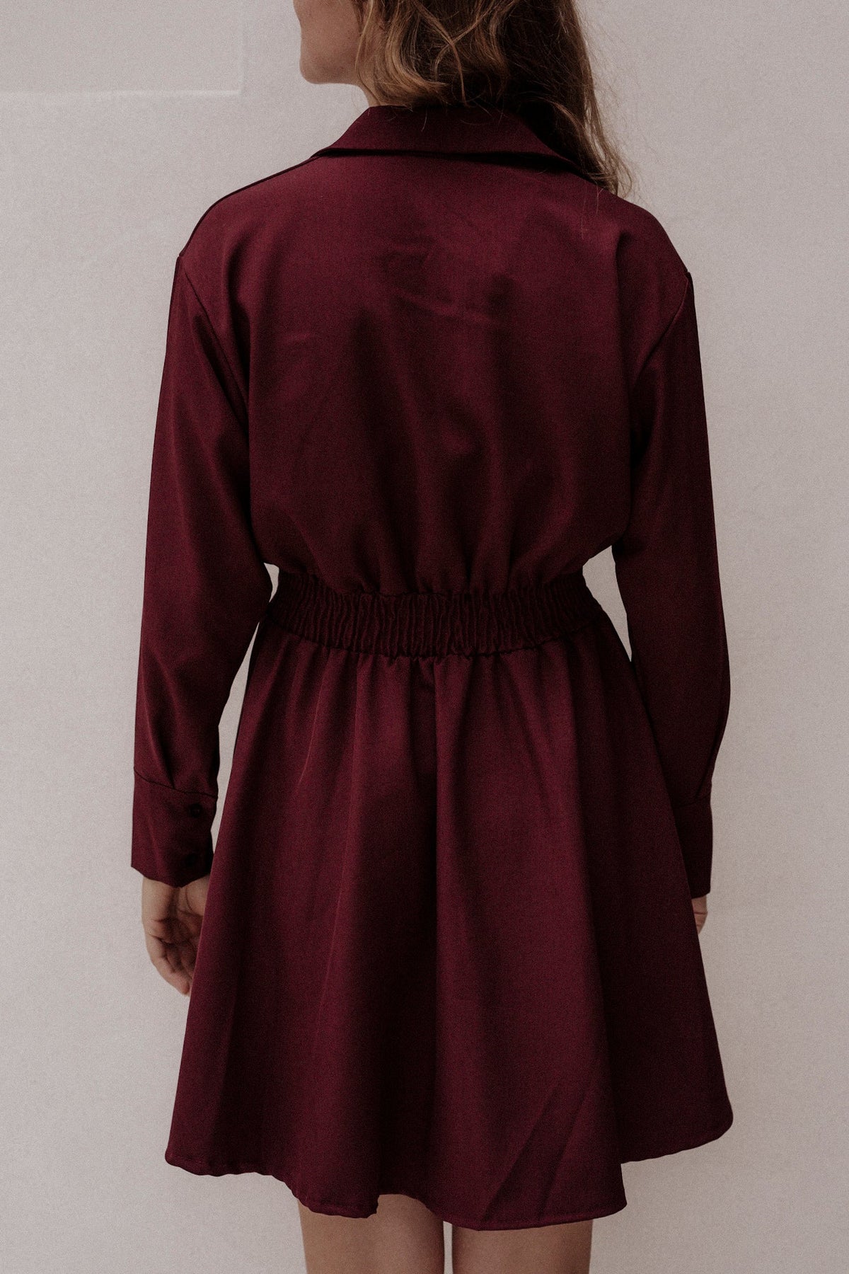 Evie Dress Bordeaux - Bij Keesje - Bij Keesje - Jurk