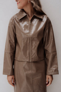 Faye Jacket Taupe - Bij Keesje - YDENCE - Jas