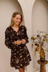 Felice Kleid Mokkabraun