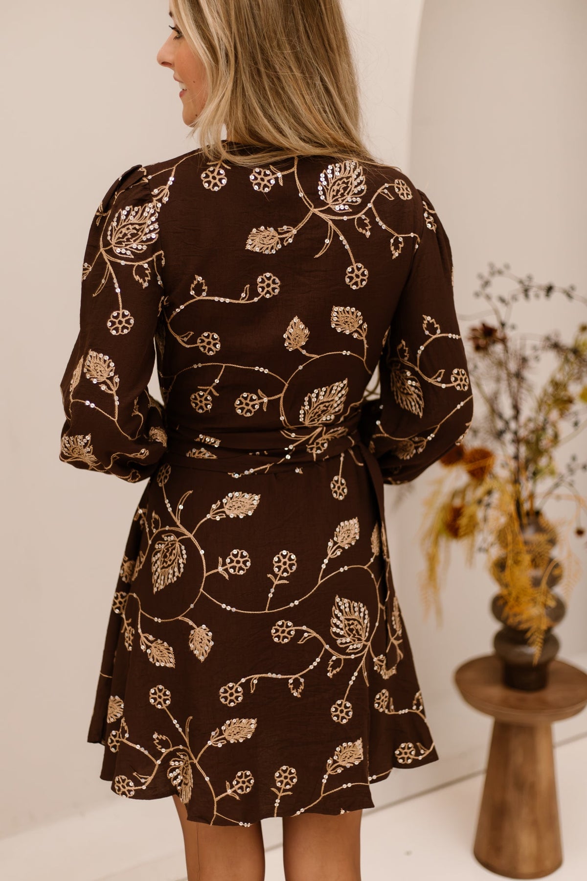 Felice dress Mocha brown - Bij Keesje - FLURESK - Jurk