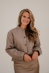 Fqesyanna-Jacke Morel Melange