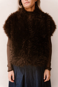 FQFine gilet brown - Bij Keesje - Free/Quent - Gilet