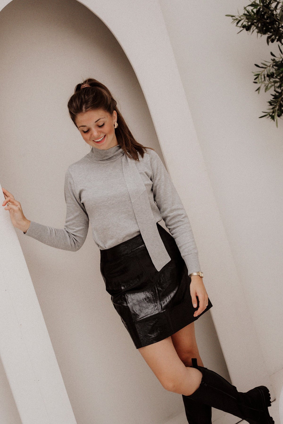 Fqkatie-Pullover Medium Grey - Bij Keesje - Free/Quent - Trui