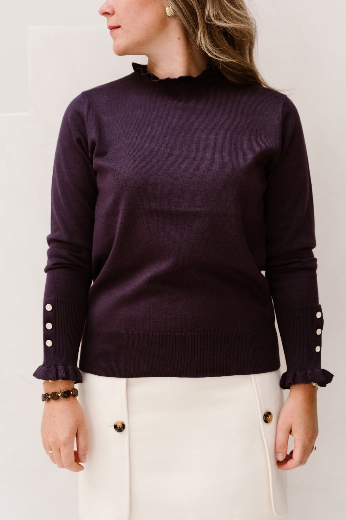 Fqkatie-Pullover Nightshade - Bij Keesje - Free/Quent - Trui
