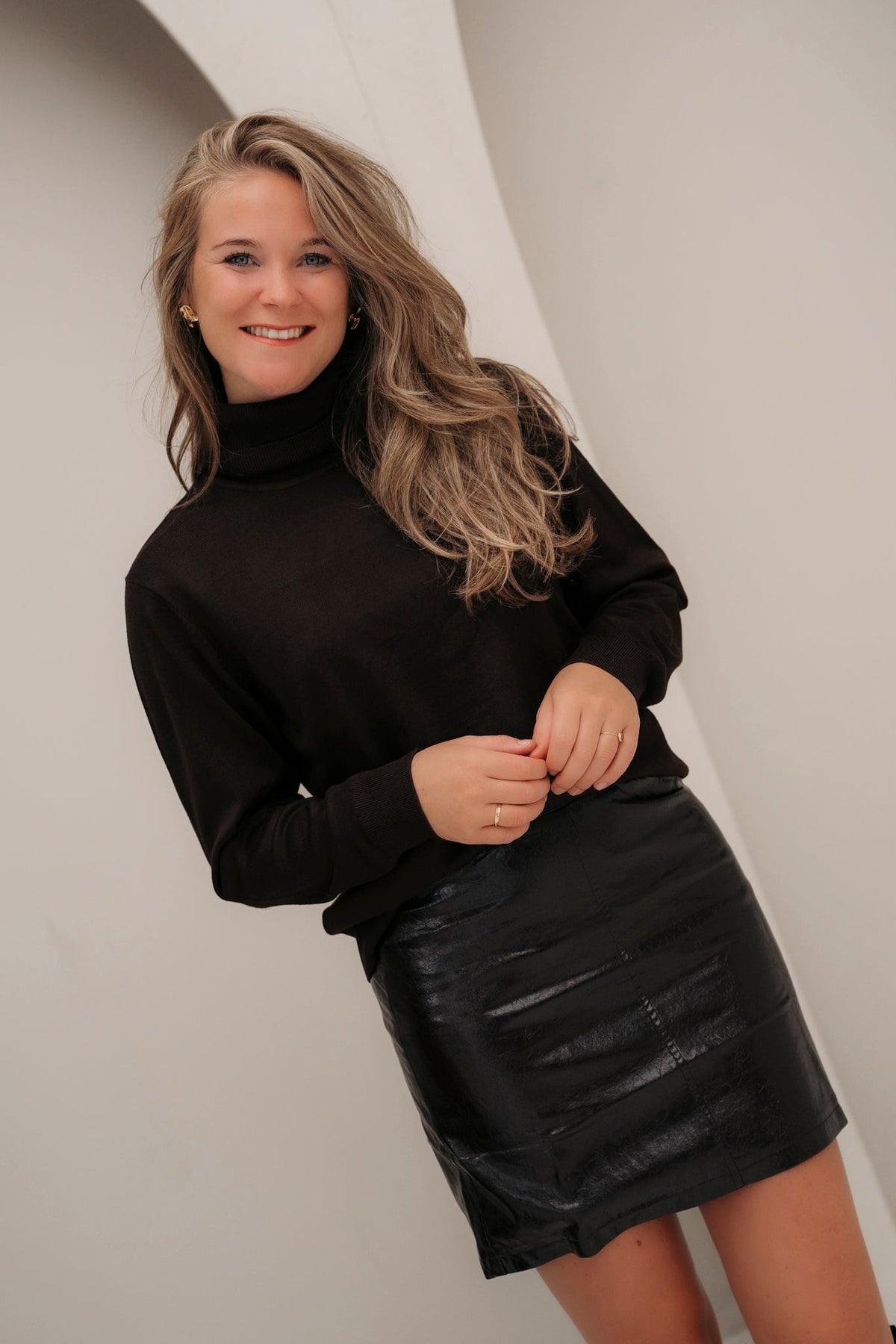 Fqkatie Pullover Rollneck Mole - Bij Keesje - Free/Quent - Trui