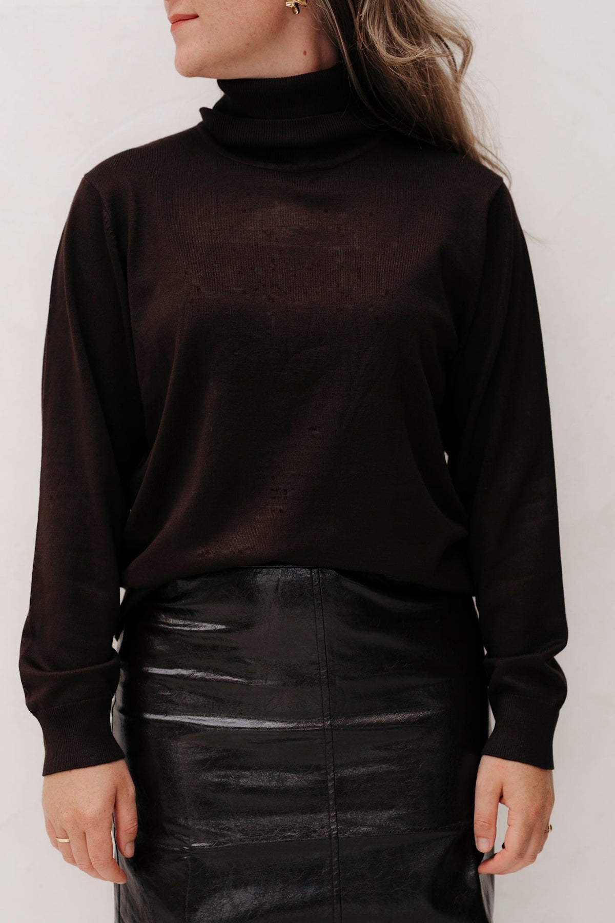Fqkatie Pullover Rollneck Mole - Bij Keesje - Free/Quent - Trui