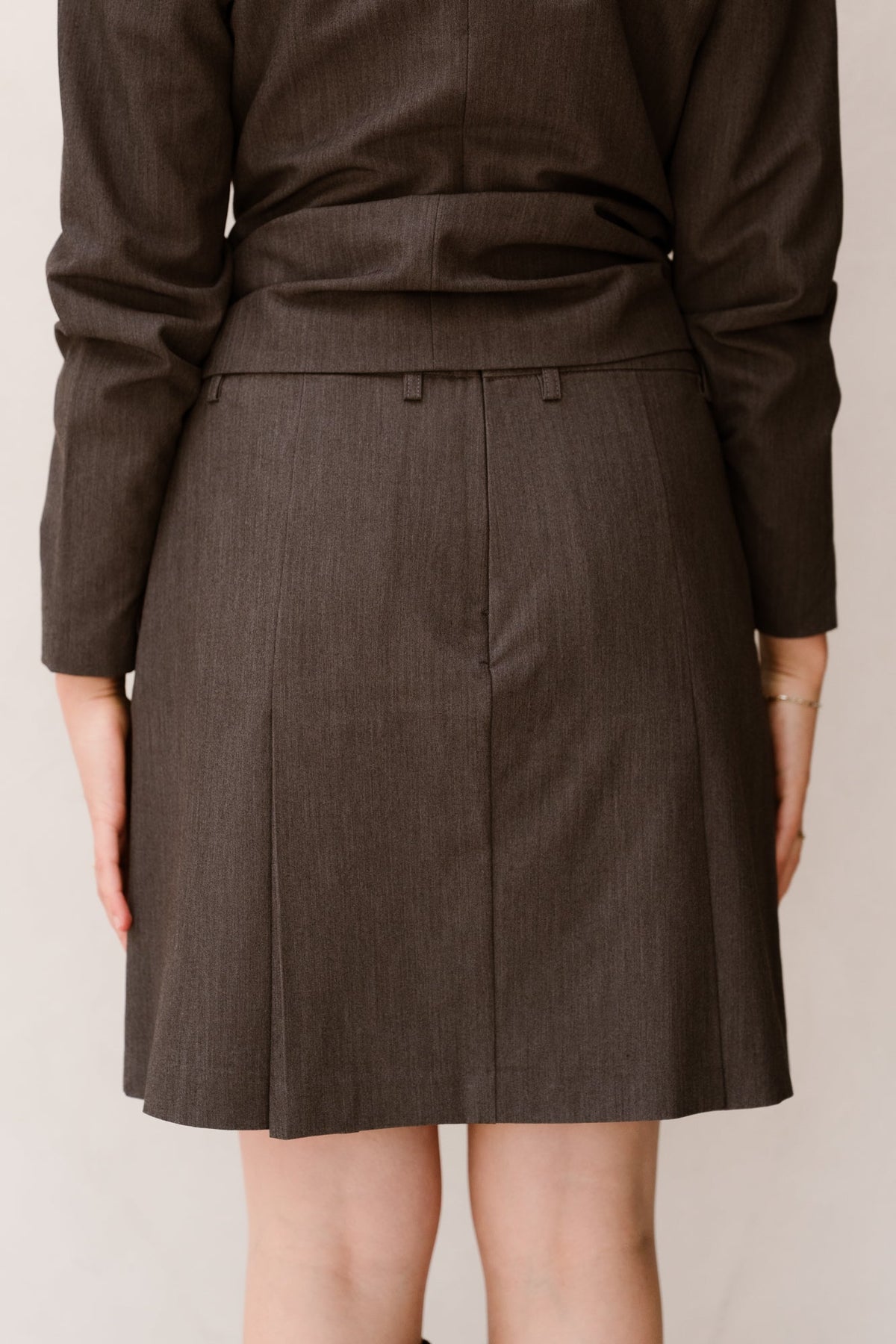 Fqvika-Skirt Dark Grey Melange - Bij Keesje - Free/Quent - Rokken