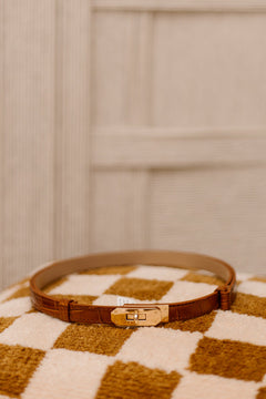 Garcia riem croco cognac - Bij Keesje - Bij Keesje - Riem