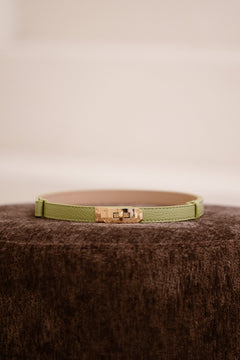 Garcia riem moss green - Bij Keesje - Bij Keesje - accessoires