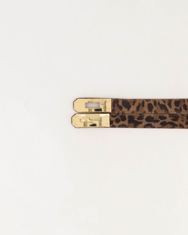 Garcia riem suede leopard - Bij Keesje - Bij Keesje - accessoires