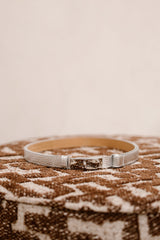 Garcia riem zilver (zilveren sluiting)