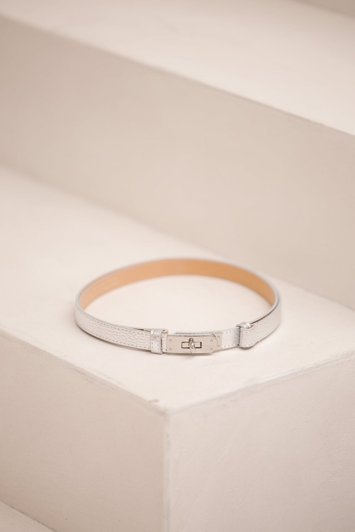 Garcia riem zilver (zilveren sluiting) - Bij Keesje - Bij Keesje