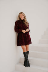 Geke Kleid bordeaux