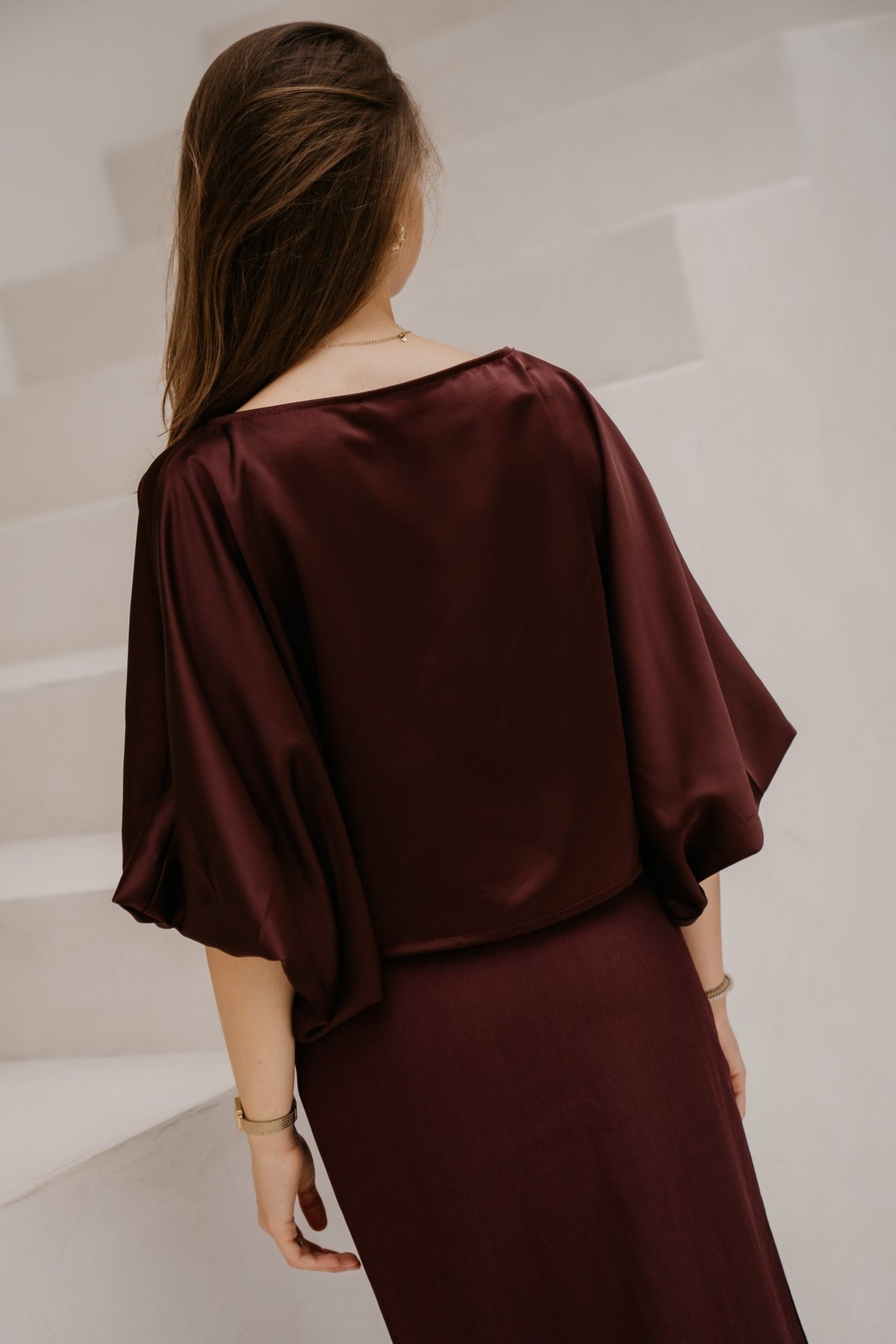 Gera Blouse Bordeaux - Bij Keesje - Bij Keesje - Blouse