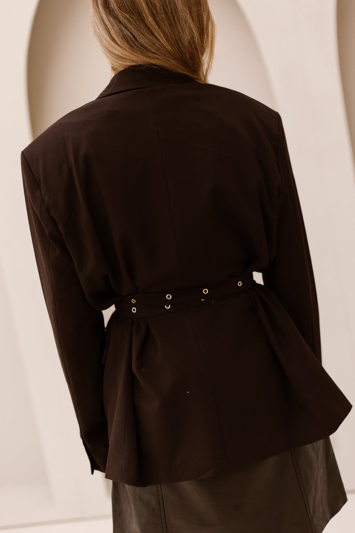 Geralda Blazer Dark Brown - Bij Keesje - Bij Keesje - Blazer