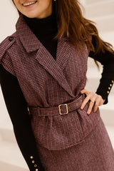Gimona Gilet Pink/Cherry