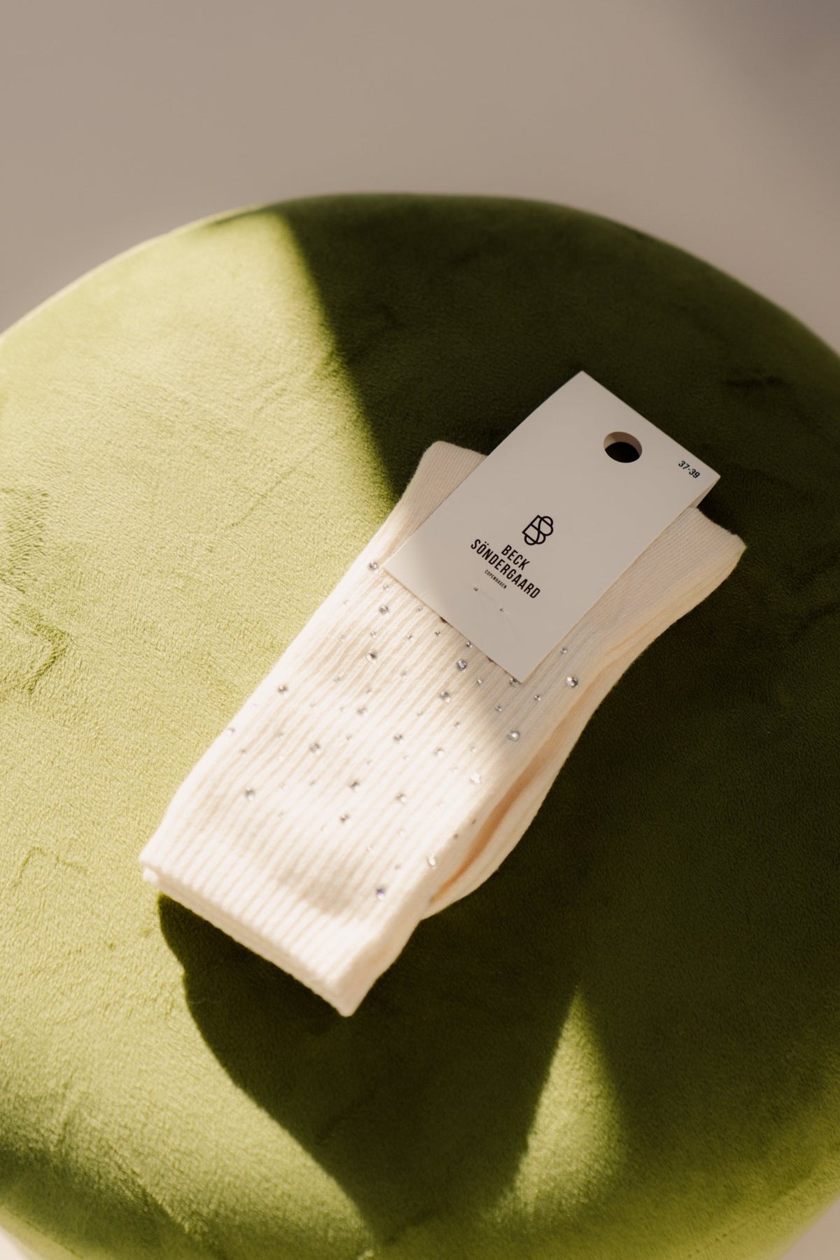 Glimsy Cotta Sock - birch white - Bij Keesje - Becksöndergaard - Sokken