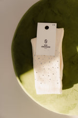 Glimsy Cotta Sock - birch white - Bij Keesje - Becksöndergaard - Sokken