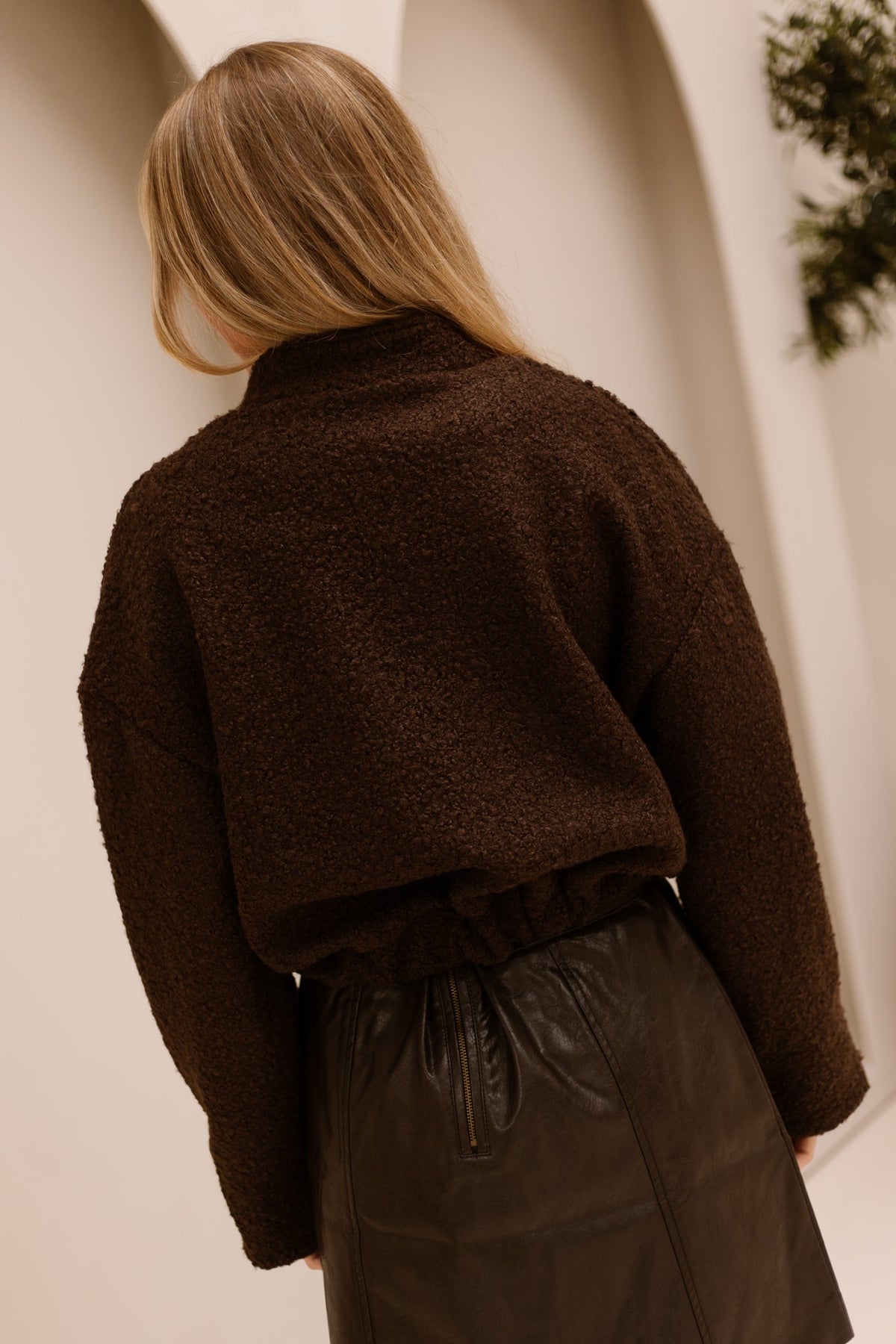Gwen Teddy Jacket Brown - Bij Keesje - Bij Keesje - Jas