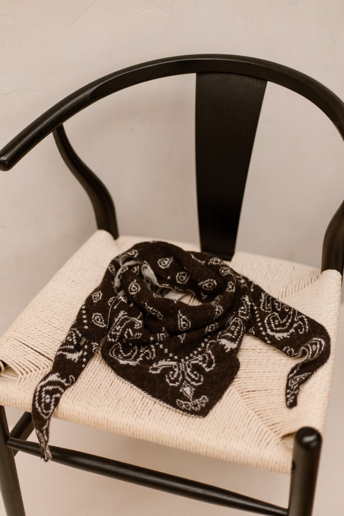 Hollis sjaal Black/Cream - Bij Keesje - Bij Keesje - Sjaal