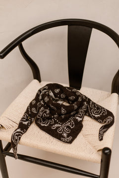 Hollis sjaal Black/Cream - Bij Keesje - Bij Keesje - Sjaal
