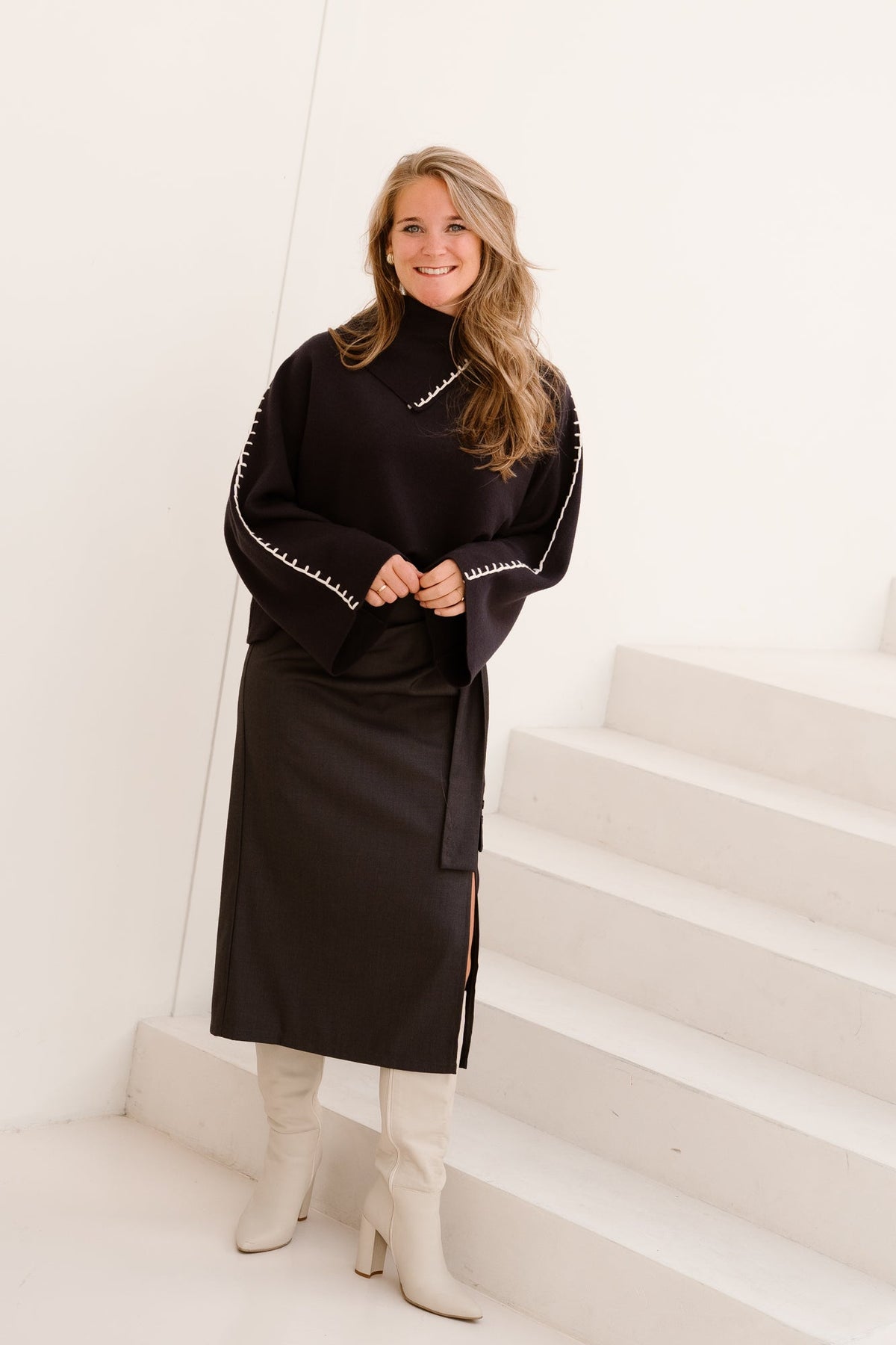 Jadoma Skirt Anthracite - Bij Keesje - Ange - Rok