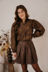 Janine skirt Coffee Brown