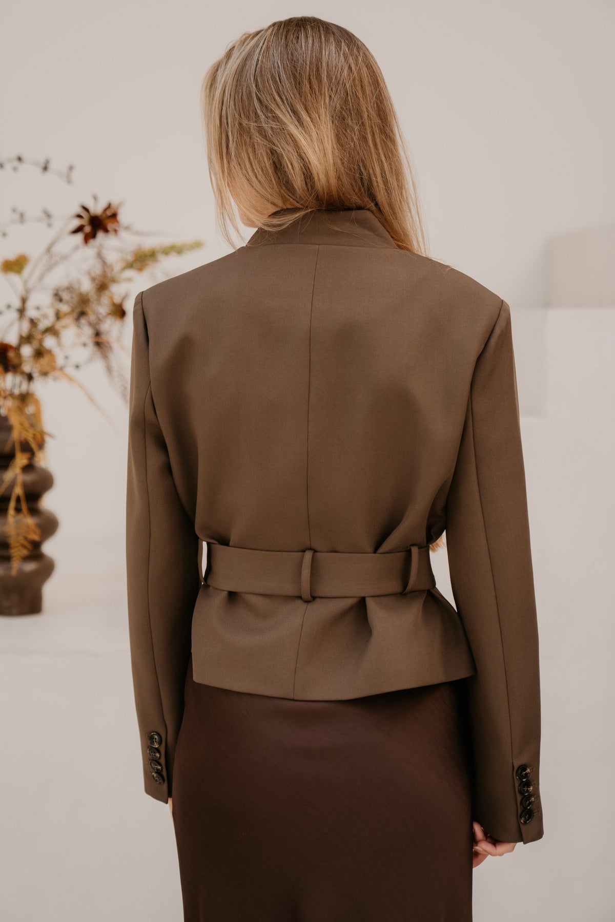 Kailyn Structure Blazer Brown - Bij Keesje - Neo Noir - Blazer