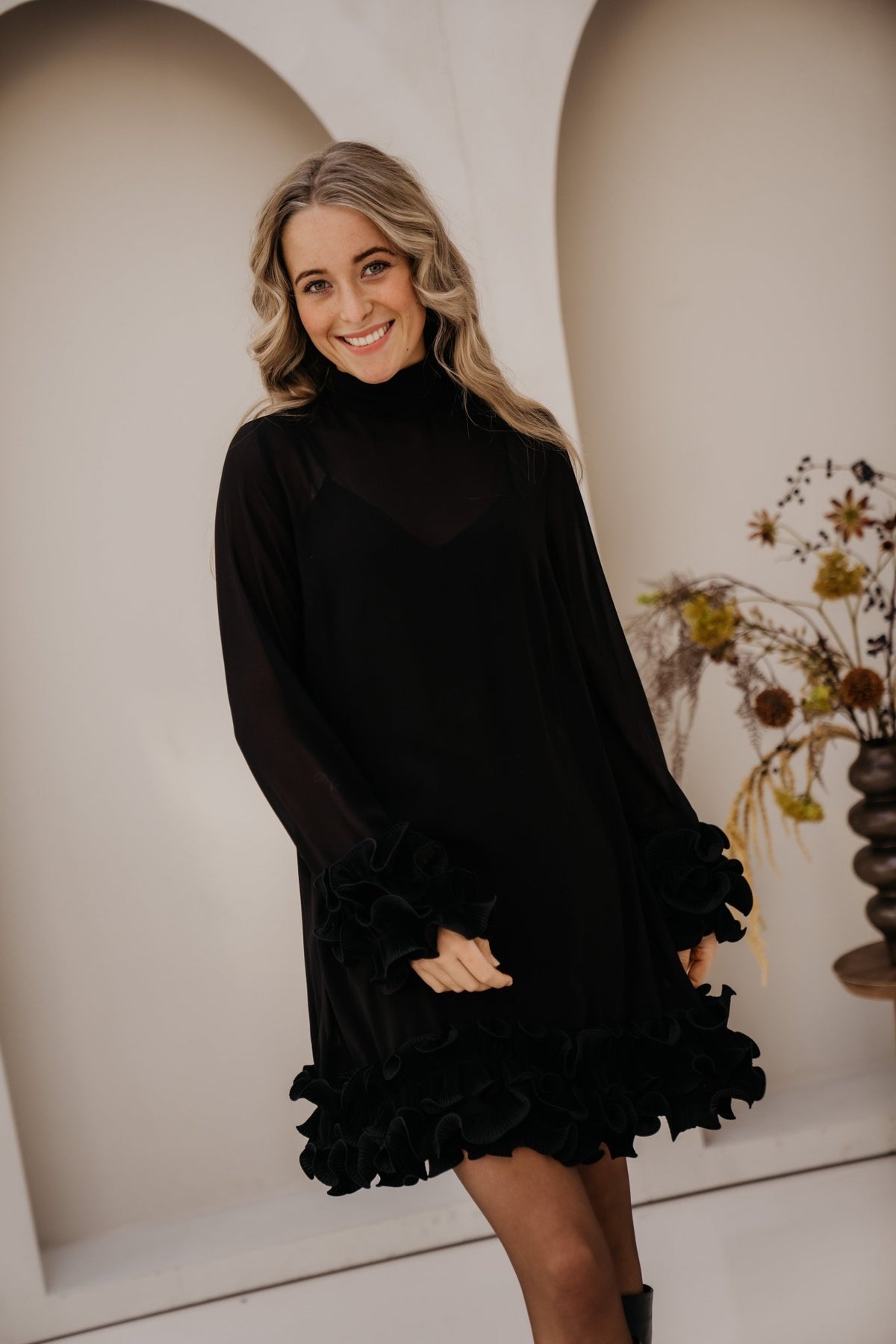 Latania dress black - Bij Keesje - Noella - Jurk