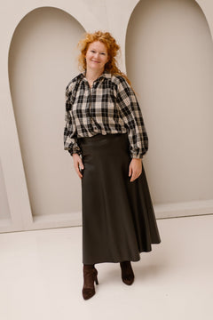 Lena Leatherlook skirt black - Bij Keesje - Bij Keesje - Rok